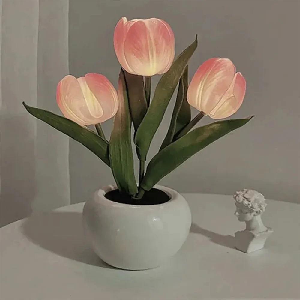 LED Tulip Lamp Night