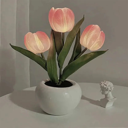 LED Tulip Lamp Night