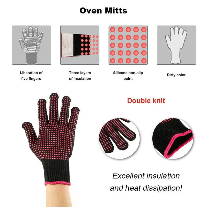 Heat Resistant Oven Gloves