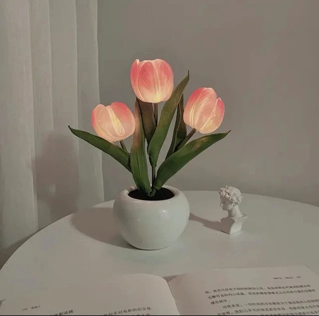 LED Tulip Lamp Night